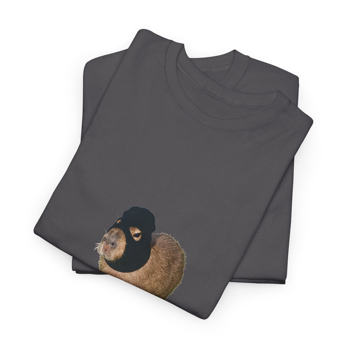 Capybara Robber T-Shirt - Funny Capybara Wearing Balaclava Unisex T-Shirt