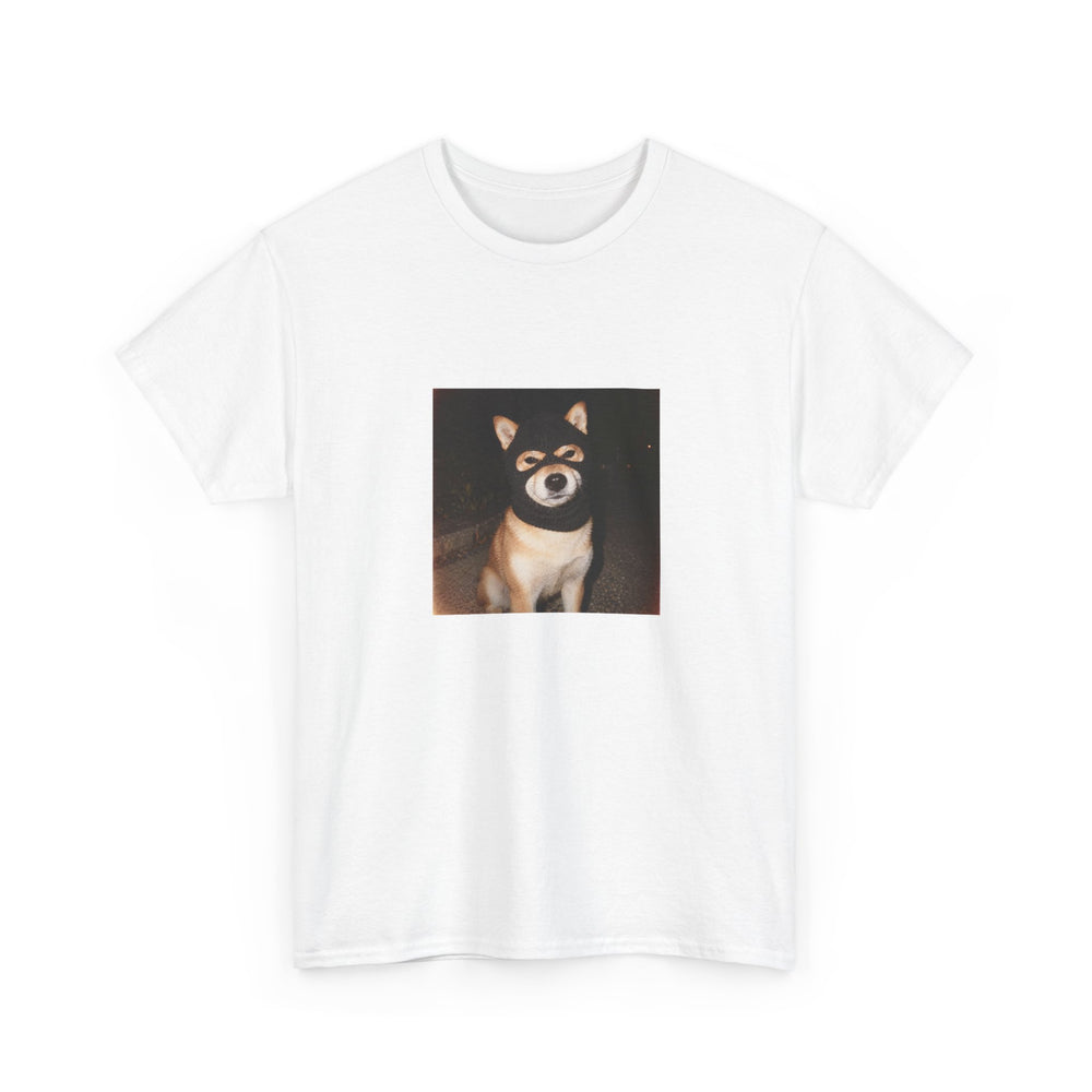 Shiba Inu Portrait T-Shirt — Cute Nighttime Dog Photo Tee
