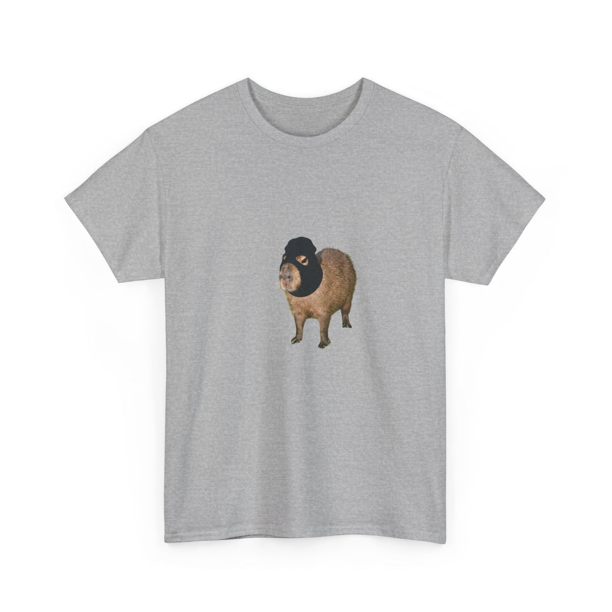 Capybara Robber T-Shirt - Funny Capybara Wearing Balaclava Unisex T-Shirt